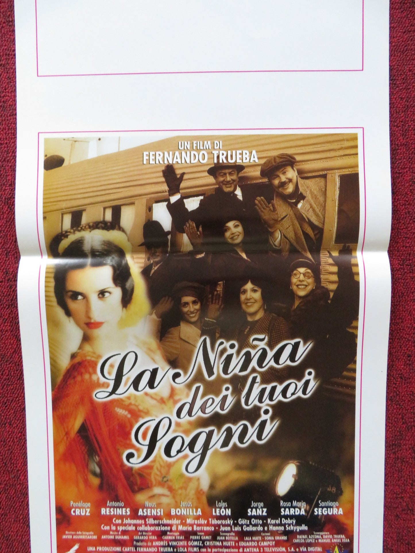 LA NINA DE TUS OJOS ITALIAN LOCANDINA POSTER PENELOPE CRUZ ANTONIO RESINES 1999