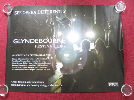 GLYNDEBOURNE FESTIVAL  UK QUAD (30"x 40") ROLLED POSTER 2013