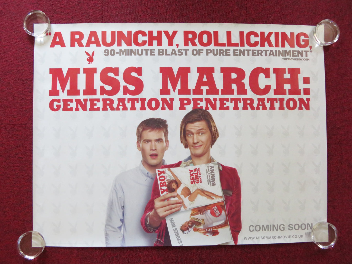 MISS MARCH UK QUAD (30"x 40") ROLLED POSTER ZACH CREGGER TREVOR MOORE 2009