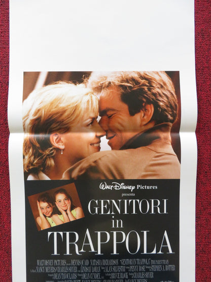 THE PARENT TRAP ITALIAN LOCANDINA POSTER DISNEY DENNIS QUAID LINDSAY LOHAN 1999