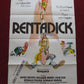 RENTADICK FOLDED US ONE SHEET POSTER JAMES BOOTH RICHARD BRIERS 1972