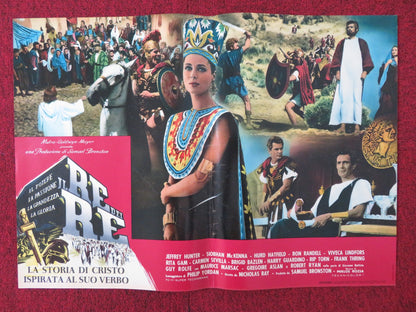 KING OF KINGS - C ITALIAN FOTOBUSTA POSTER JEFFREY HUNTER SIOBHAN MCKENNA 1961