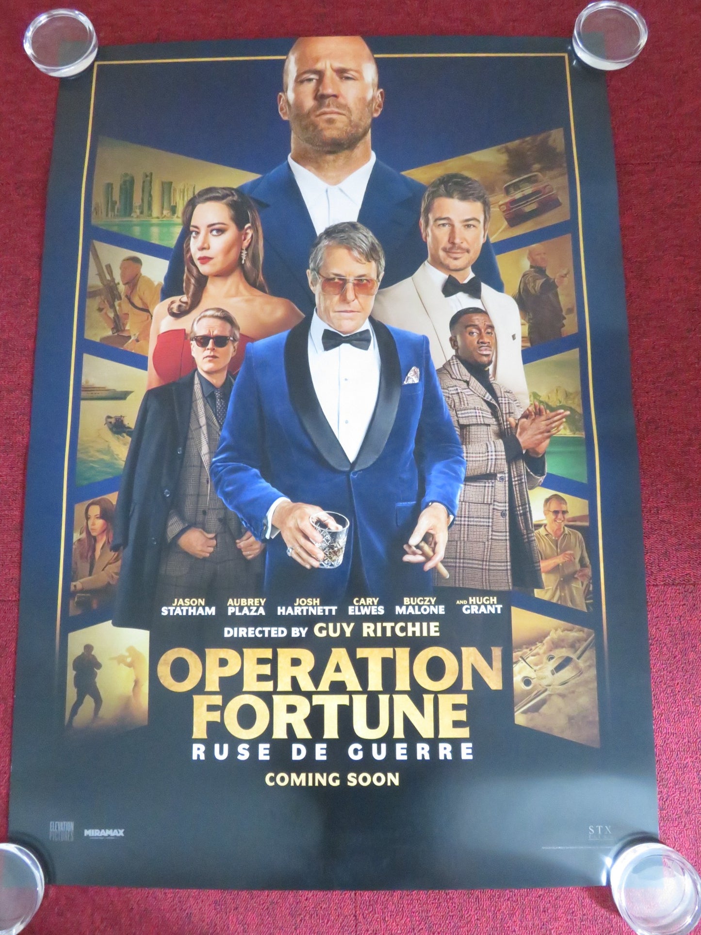 OPERATION FORTUNE: RUSE DE GUERRE US ONE SHEET ROLLED POSTER JASON STATHAM 2023