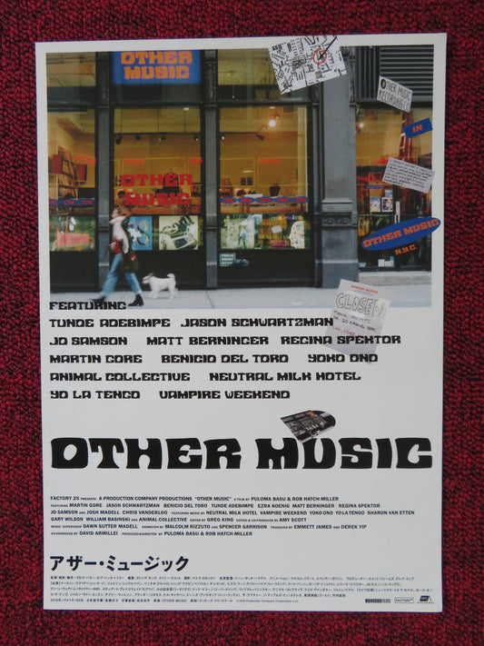 OTHER MUSIC JAPANESE CHIRASHI (B5) POSTER CHRIS VANDERLOO JOSH MADELL 2019