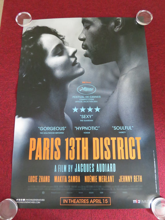 PARIS 13TH DISTRICT US ONE SHEET ROLLED POSTER LUCIE ZHANG MAKITA SAMBA 2021