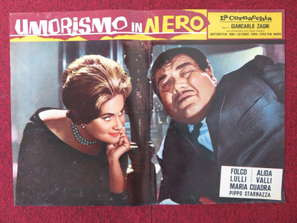 UMORISMO IN NERO - B ITALIAN FOTOBUSTA POSTER SYLVIE PIERRE BRASSEUR 1965