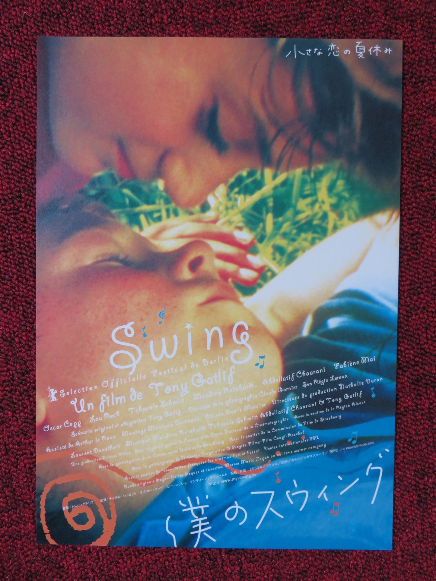 SWING JAPANESE CHIRASHI (B5) POSTER OSCAR COPP LOU RECH 2002