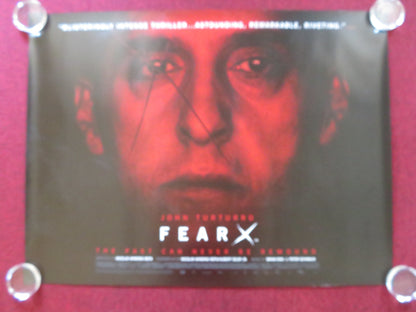 FEAR X UK QUAD (30"x 40") ROLLED POSTER JOHN TURTURRO DEBORAH KARA UNGER 2003