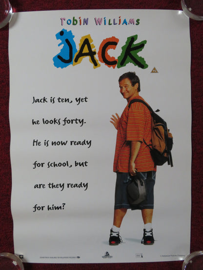 JACK VHS POSTER ROBIN WILLIAMS DIANE LANE 1996