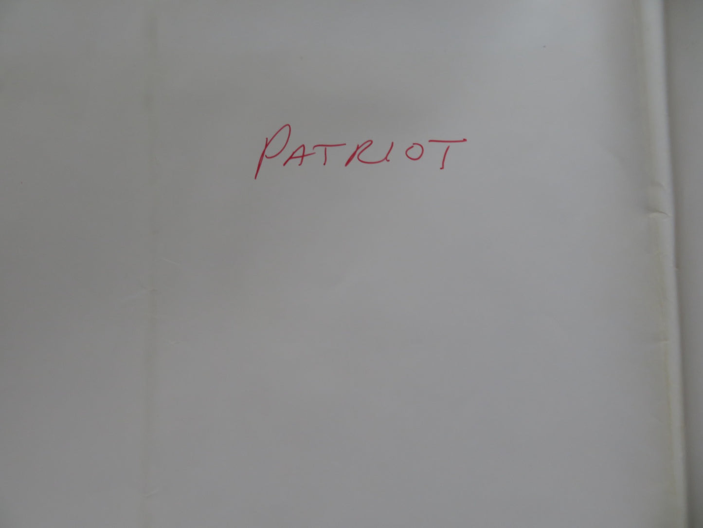 THE PATRIOT FOLDED US ONE SHEET POSTER GREGG HENRY LESLIE NIELSEN 1986