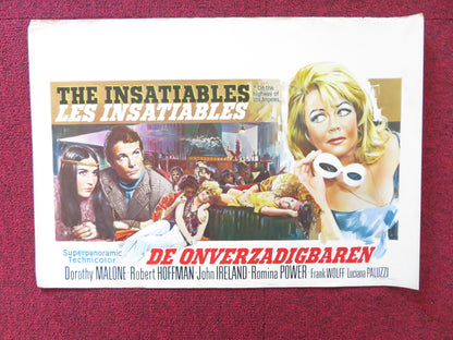 CARNAL CIRCUIT BELGIUM (15"x 21.5") POSTER DOROTHY MALONE ROBERT HOFFMAN 1969