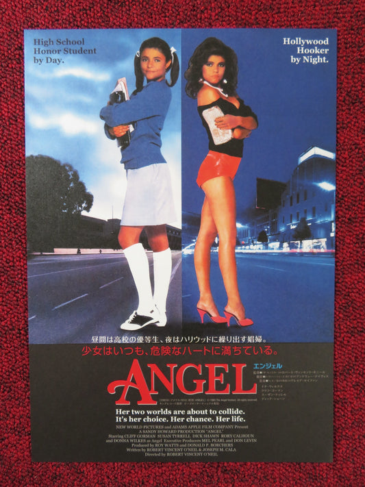 ANGEL JAPANESE CHIRASHI (B5) POSTER CLIFF GORMAN SUSAN TYRRELL 1983