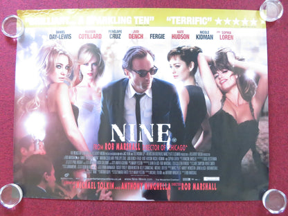 NINE UK QUAD (30"x 40") ROLLED POSTER DANIEL DAY-LEWIS NICOLE KIDMAN 2009