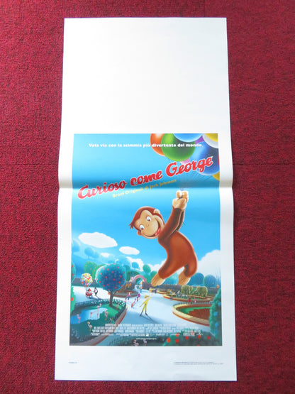 CURIOUS GEORGE ITALIAN LOCANDINA POSTER WILL FERRELL FRANK WELKER 2006