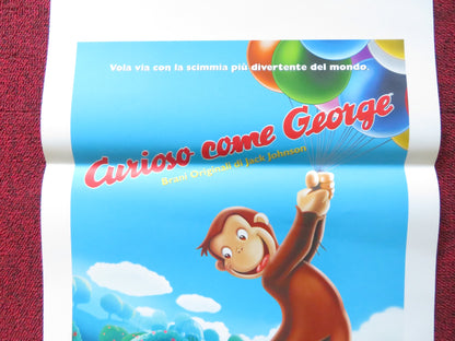 CURIOUS GEORGE ITALIAN LOCANDINA POSTER WILL FERRELL FRANK WELKER 2006