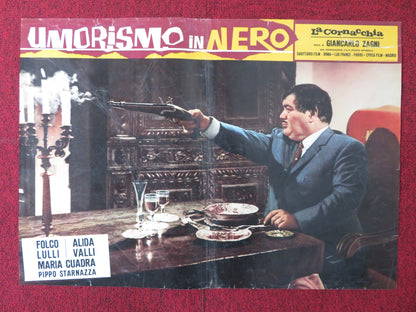 UMORISMO IN NERO - H ITALIAN FOTOBUSTA POSTER SYLVIE PIERRE BRASSEUR 1965