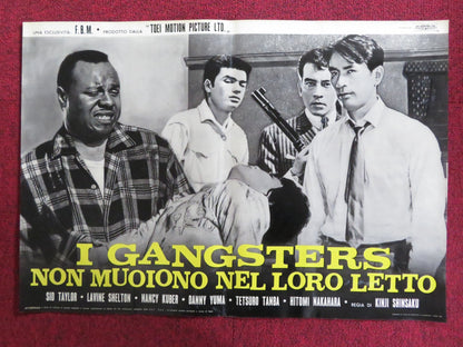 HAKUCHU NO BURAIKAN - G ITALIAN FOTOBUSTA POSTER SID TAYLOR LAVINE SHELTON 1961