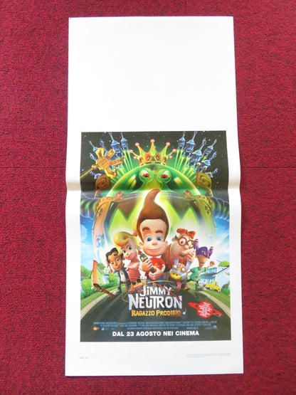 JIMMY NEUTRON: BOY GENIUS ITALIAN LOCANDINA POSTER MEGAN CAVANAGH 2001