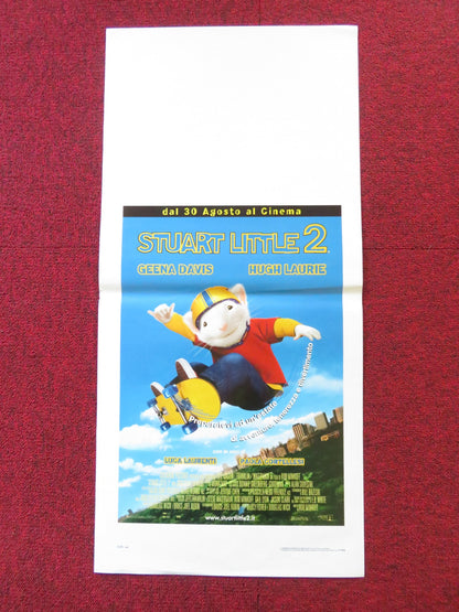 STUART LITTLE 2 ITALIAN LOCANDINA POSTER GENNA DAVIS HUGH LAURIE 2002