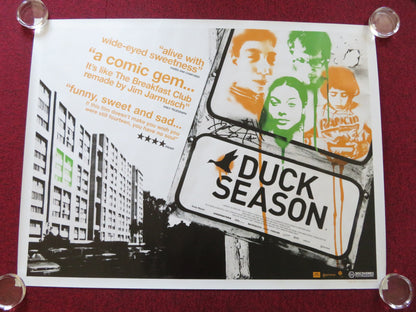 DUCK SEASON UK QUAD (30"x 40") ROLLED POSTER DIEGO CATANO DANIEL MIRANDA 2004