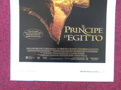 THE PRINCE OF EGYPT ITALIAN LOCANDINA POSTER VAL KILMER RALPH FIENNES 1998