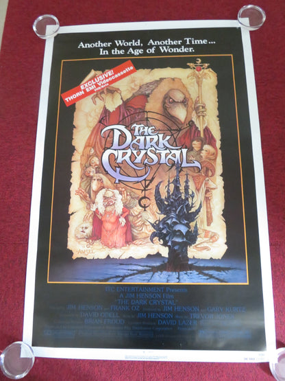 THE DARK CRYSTAL US ONE SHEET ROLLED VHS POSTER JIM HENSON FRANK OZ 1982