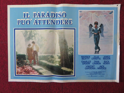 HEAVEN CAN WAIT - B ITALIAN FOTOBUSTA POSTER WARREN BEATTY JULIE CHRISTIE 1978