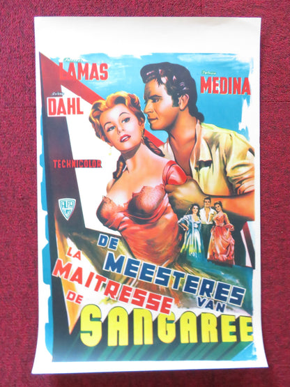 SANGAREE BELGIUM (13.5"x 21") POSTER FERNANDO LAMAS ARLENE DAHL R1960