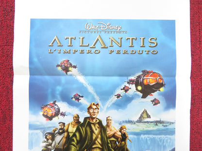 ATLANTIS: THE LOST EMPIRE ITALIAN LOCANDINA POSTER DISNEY COREY BURTON 2001