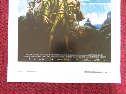 ATLANTIS: THE LOST EMPIRE ITALIAN LOCANDINA POSTER DISNEY COREY BURTON 2001