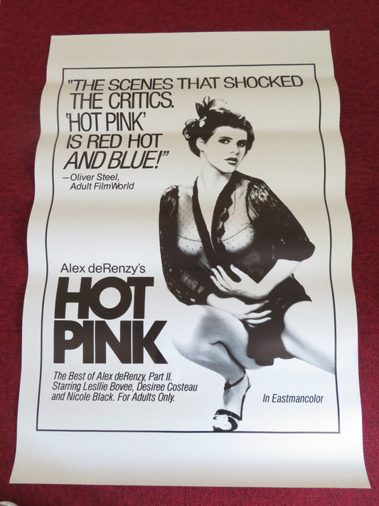 HOT PINK US ONE SHEET ROLLED POSTER TIFFANY CLARK SYLVIA BENEDICT 1984