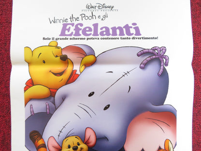 POOH'S HEFFALUMP MOVIE ITALIAN LOCANDINA POSTER DISNEY JIM CUMMINGS 2005