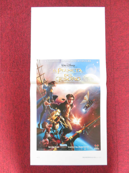 TREASURE PLANET ITALIAN LOCANDINA POSTER DISNEY ROSCOE LEE BROWNE 2002