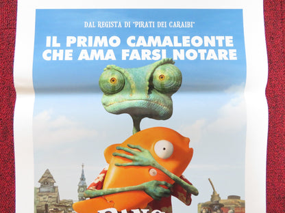 RANGO ITALIAN LOCANDINA POSTER JOHNNY DEPP ISLA FISHER 2011