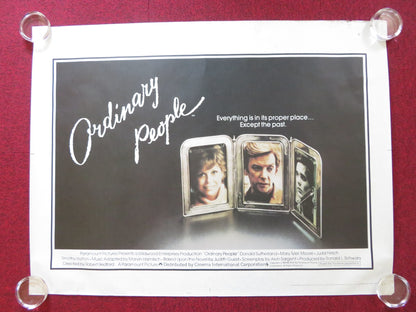 ORDINARY PEOPLE UK QUAD (30"x 40") ROLLED POSTER DONALD SUTHERLAND 1980