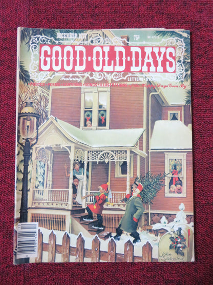 GOOD OLD DAYS  DECEMBER 1977 MAGAZINE