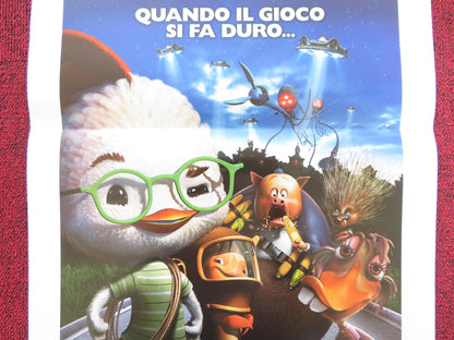 CHICKEN LITTLE ITALIAN LOCANDINA POSTER ZACH BRAFF GARRY MITCHELL 2005