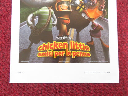 CHICKEN LITTLE ITALIAN LOCANDINA POSTER ZACH BRAFF GARRY MITCHELL 2005