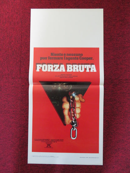 FORZA BRUTA ITALIAN LOCANDINA POSTER WINGS HAUSER JOYCE INGALLS 1983