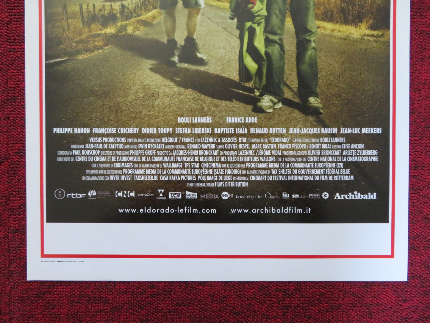 ELDORADO ROAD ITALIAN LOCANDINA POSTER BOULI LANNERS FABRICE ADDE 2008