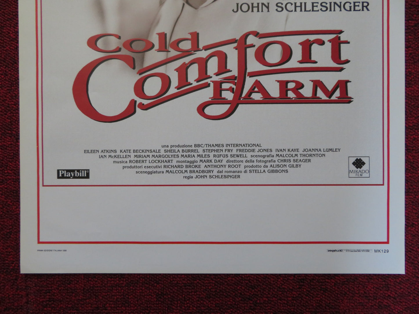 COLD COMFORT FARM ITALIAN LOCANDINA POSTER KATE BECKINSALE EILEEN ATKINS 1995