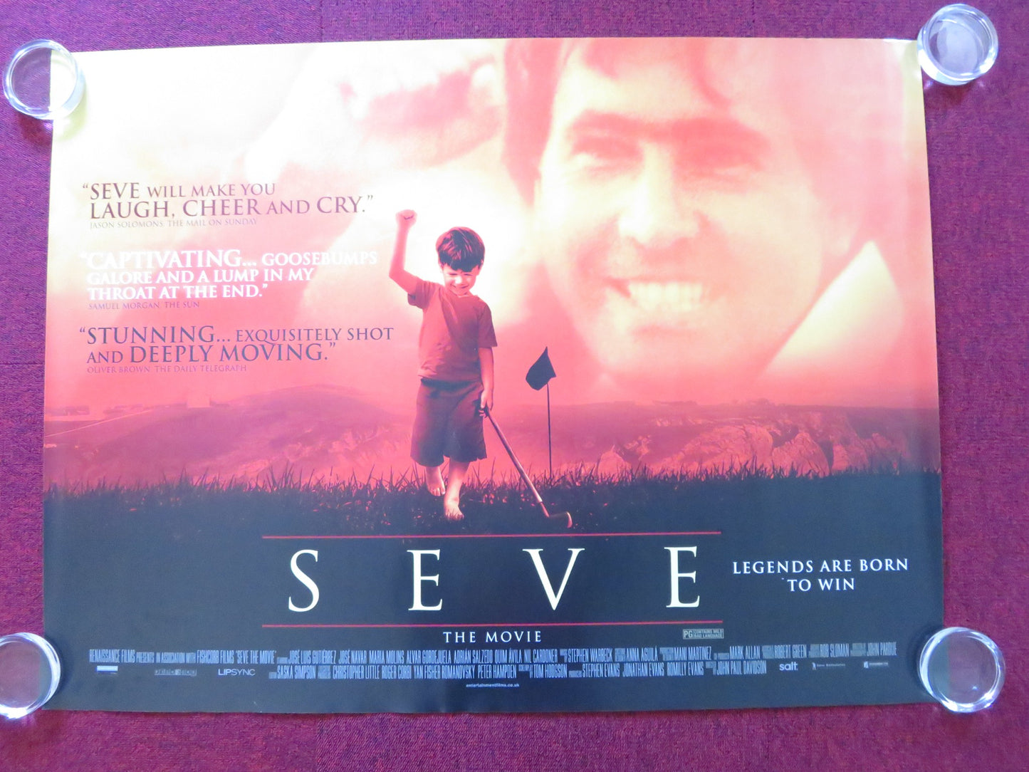 SEVE: THE MOVIE UK QUAD (30"x 40") ROLLED POSTER JOSE LUIS GUTIERREZ 2014