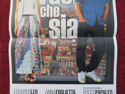 CHE VUOI CHE SIA ITALIAN LOCANDINA POSTER EDOARDO LEO ANNA FOGLIETTA 2016