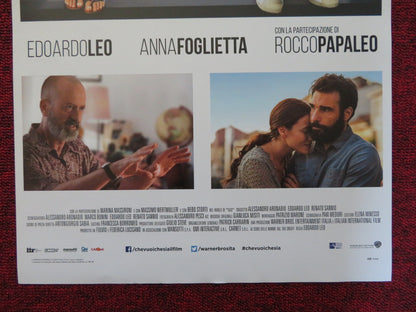 CHE VUOI CHE SIA ITALIAN LOCANDINA POSTER EDOARDO LEO ANNA FOGLIETTA 2016