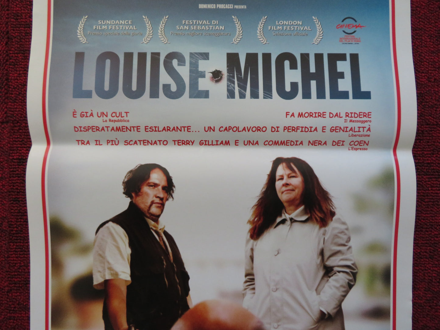 LOUISE-MICHEL ITALIAN LOCANDINA POSTER YOLANDE MOREAU BOULI LANNERS 2008