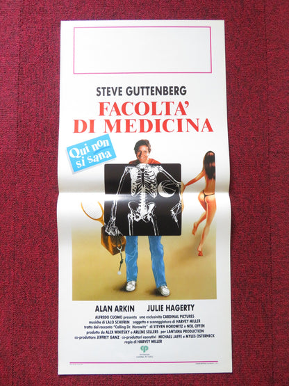 BAD MEDICINE ITALIAN LOCANDINA POSTER STEVE GUTTENBERG ALAN ARKIN 1988