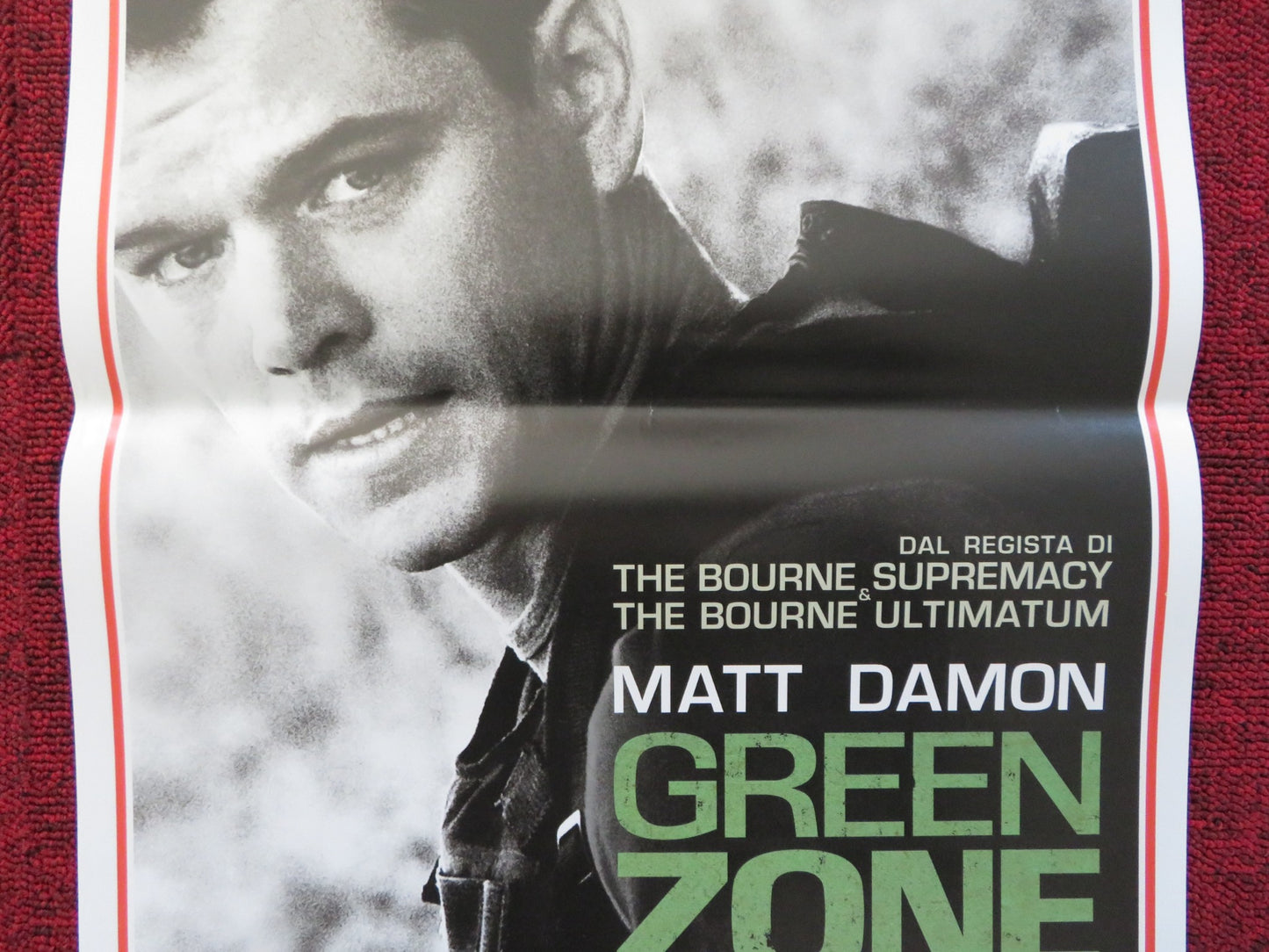 GREEN ZONE ITALIAN LOCANDINA POSTER MATT DAMON IGAL NAOR 2010