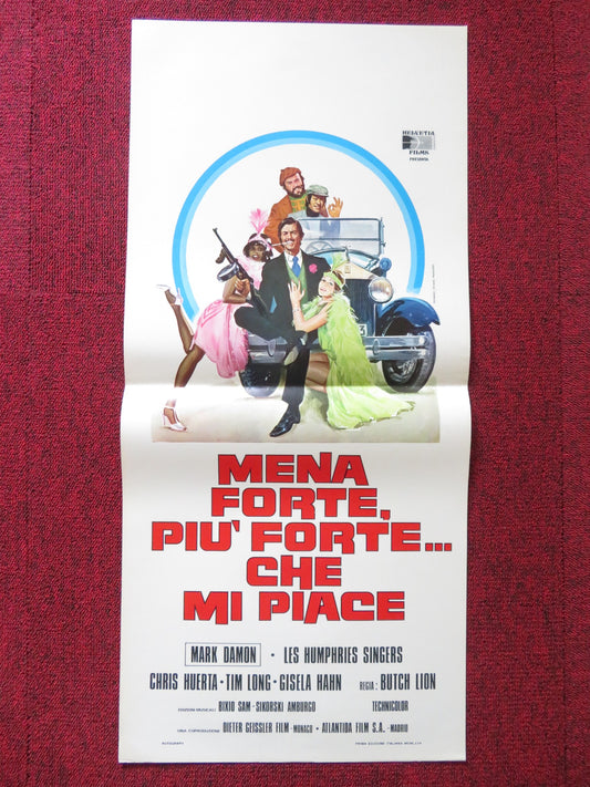 BANG, AND THE ANGELS SING ITALIAN LOCANDINA POSTER MARK DAMON L. HUMPHRIES 1974