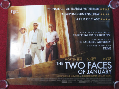 THE TWO FACES OF JANUARY UK QUAD (30"x 40") ROLLED POSTER OSCAR ISAAC 2014