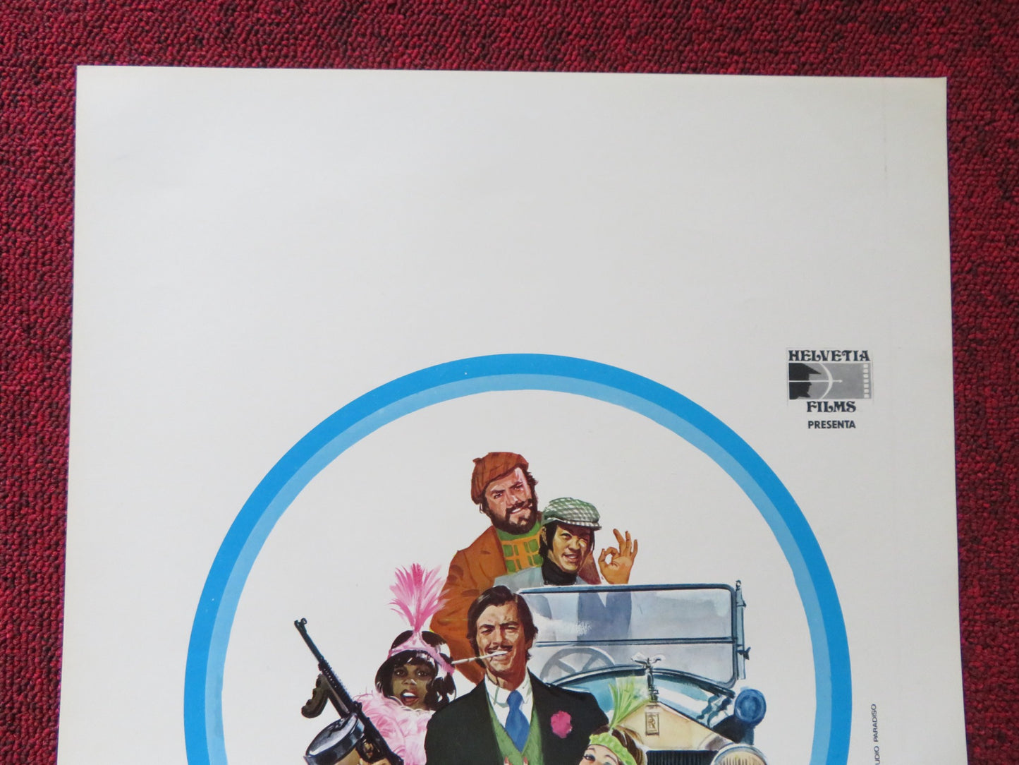 BANG, AND THE ANGELS SING ITALIAN LOCANDINA POSTER MARK DAMON L. HUMPHRIES 1974